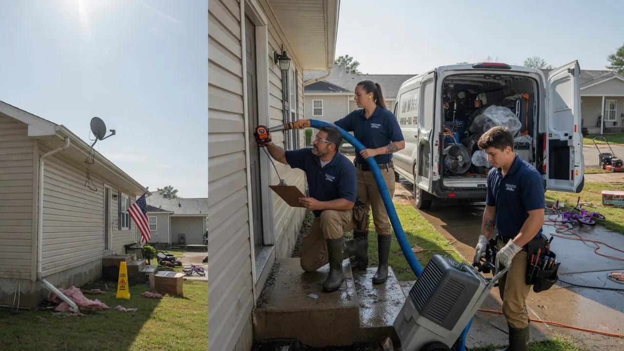 Ceiling Water Damage Restoration in La Plata, MO near me